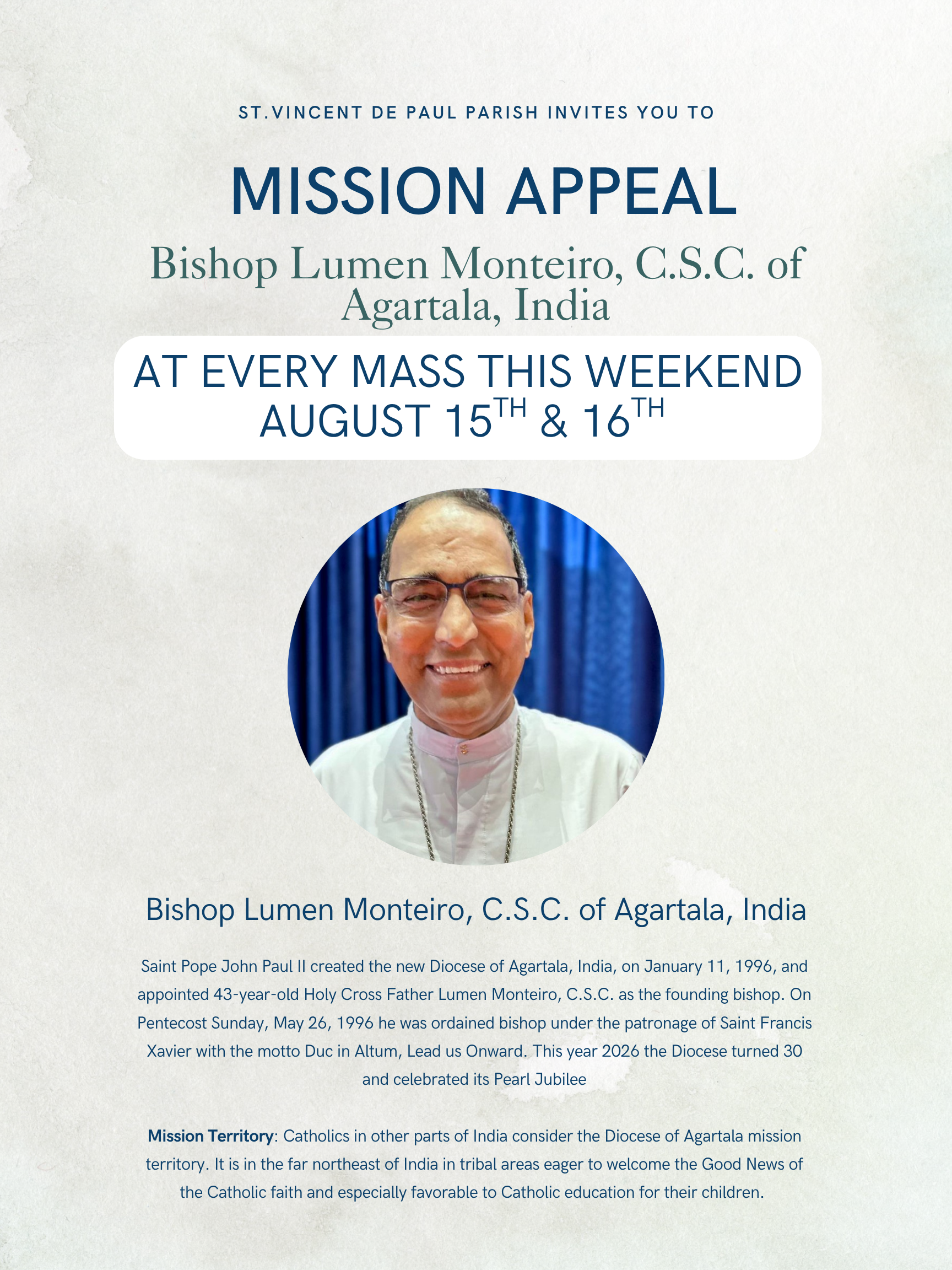 Copy of Blue Green Watercolor Good Friday Service Poster
